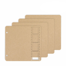 Заготівля для альбому Фотоплівка 4 ст, 20 * 20,5 см, ROSA TALENT