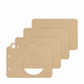 Заготівля для альбому Фотоапарат 22 * 17 см, 4 ст від ROSA TALENT