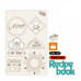 Чипборд для скрапбукинга Recipe Book 1, 13х20 см Rosa