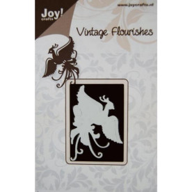 Ніж для тиснення і вирізання Vintage Flourishes - Peacock від Joy! Crafts