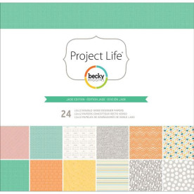 Набір паперу Jade Edition 30х30 см 12 аркушів від American Crafts