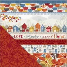 Двосторонній папір Happy Home 30х30 см від Little Yellow Bicycle