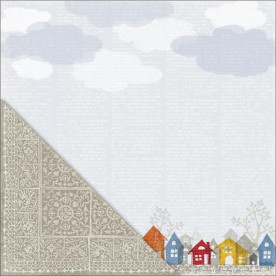 Двосторонній папір Love Your Neighbor 30х30 см від Little Yellow Bicycle