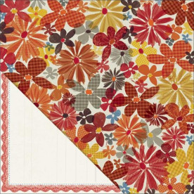 Двосторонній папір Fall Floral 30х30 см від Little Yellow Bicycle