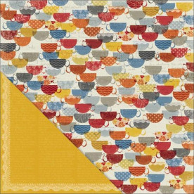 Двосторонній папір Cup O 'Love 30х30 см від Little Yellow Bicycle