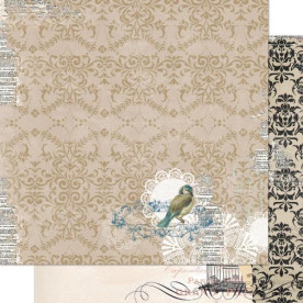 Двосторонній папір Antique 30х30 см від Bo-Bunny