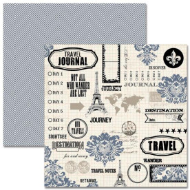 Двусторонняя бумага Collage 30х30 см от Teresa Collins