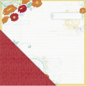 Двусторонняя бумага Garden Journal 30х30 см от Little Yellow Bicycle