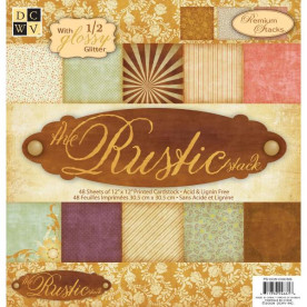 Набор бумаги Rustic 30х30 см 24 листа от DCWV