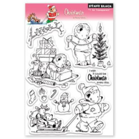 Набор акриловых штампов Christmas Every Day 17х13 см, Penny Black