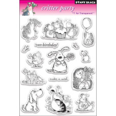 Набір акрилових штампів Critter Party 19х13 см, Penny Black