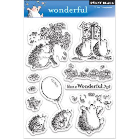 Набор акриловых штампов Wonderful 19х13 см, Penny Black