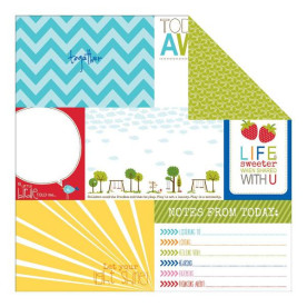 Двосторонній папір Daily Details 30х30 см від Bella Blvd