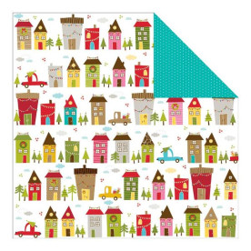 Двосторонній папір City Sidewalks 30х30 см від Bella Blvd