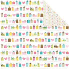 Двосторонній папір Bridal Shower 30х30 см від Bella Blvd