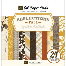 Набір паперу Reflections Fall 15х15 см 12 аркушів від Echo Park
