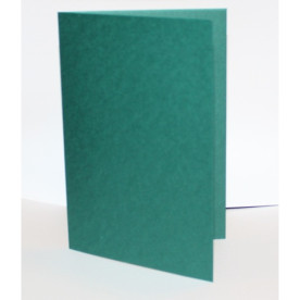 Заготівля для листівки 12х17 см, з пакетом, темно-зелена, вельвет-мікро