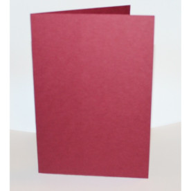 Заготівля для листівки 12х17 см, бордова, з текстурою вельвет-мікро