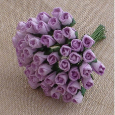 Набір бутонів троянд Lilac, 10 шт, 6 мм