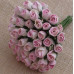 Набір бутонів троянд Baby Pink / Ivory, 10 шт, 8 мм