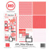 Набір паперу Red Mini Theme 30х30 см 6 листів + наклейки від Echo Park