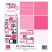 Набор бумаги Pretty in Pink Mini Theme 30х30 см 6 листов + наклейки от Echo Park