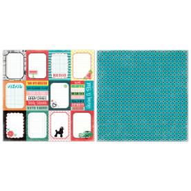 Двусторонняя бумага Journaling Cards 30х30 см от Echo Park