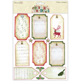 Наклейки з глітером Tis The Season, Dovecraft