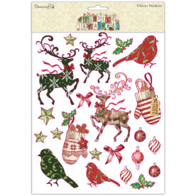 Наклейки з глітером Characters від компанії Dovecraft