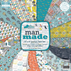 Набор бумаги Man Made 30х30 см 16 листов от компании First Edition