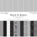 Набір паперу Back to Basics Monochrome 20х20 см 12 аркушів від Dovecraft