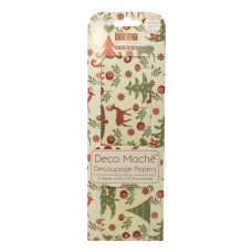 Папір для декупажу Deco Mache - Deers 26х37,5 см 3 листа від First Edition