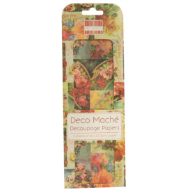 Бумага для декупажа Deco Mache - Vintage Roses 26х37,5 см 3 листа от First Edition