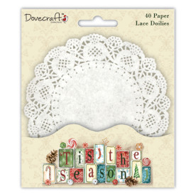 Серветки, набір 4 шт, Tis The Season від компанії Dovecraft