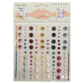 Набір страз і напівперлин Cupcake Boutique, 18х13 см,  Dovecraft