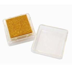 Подушечка з пігментними чорнилами золотого кольору, 2,5 * 2,5 см від Heyda