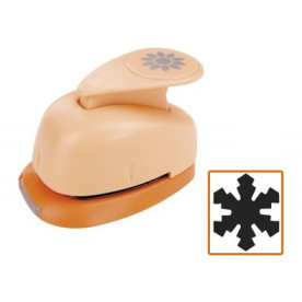 Фігурний дирокол Сніжинка 1, 1,6 см від Dalprint