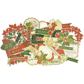 Набір вирубування Christmas Carols від компанії Kaisercraft, 50 шт