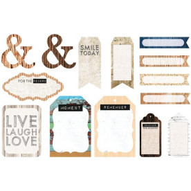 Набор высечек Base Coat от компании Kaisercraft, 50 шт