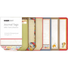 Набор тегов Little Toot 24 шт 9х5 см от Kaisercraft