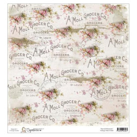 Односторонній папір Vintage Pink A Moll 30х30 см від Magnolia