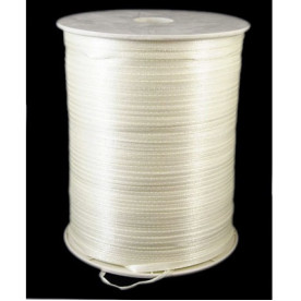 Атласная лента бледно-желтого цвета, ширина 3 мм, длина 5 м