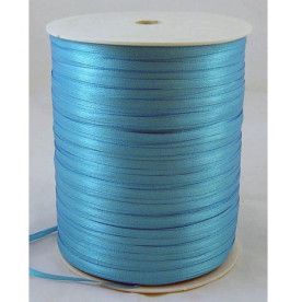 Атласная лента темно-синего цвета, ширина 3 мм, длина 5 м