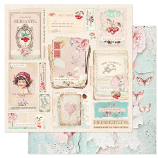 Аркуш двостороннього скраппаперу A Never Ending Daydream - Cherry Sweet, 30x30 см, Prima