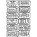Резиновый штамп Ticket 6х9 см, Tim Holtz