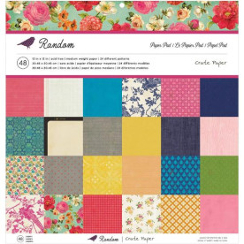 Набір паперу Random 30х30 см 24 листа від Crate Paper