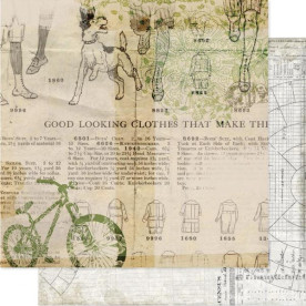 Двосторонній папір Trinkets 30х30 см від Pink Paislee