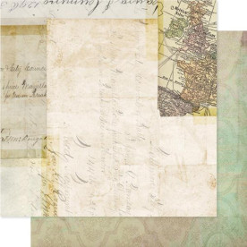 Двусторонняя бумага Records 30х30 см от Pink Paislee