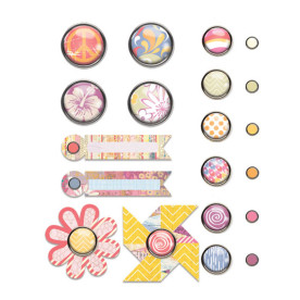 Набор брадсов Soleil 20 шт от Basic Grey