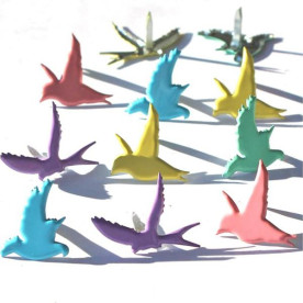 Набір брадс Flying Bird від компанії Eyelet Outlet, 12 шт